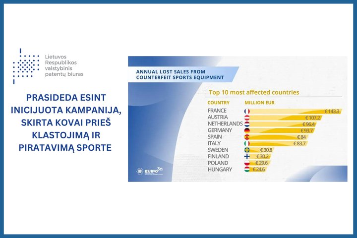 Naujienos apie Europos Sąjungos intelektinės nuosavybės tarnybos kampaniją titulinė iliustracija