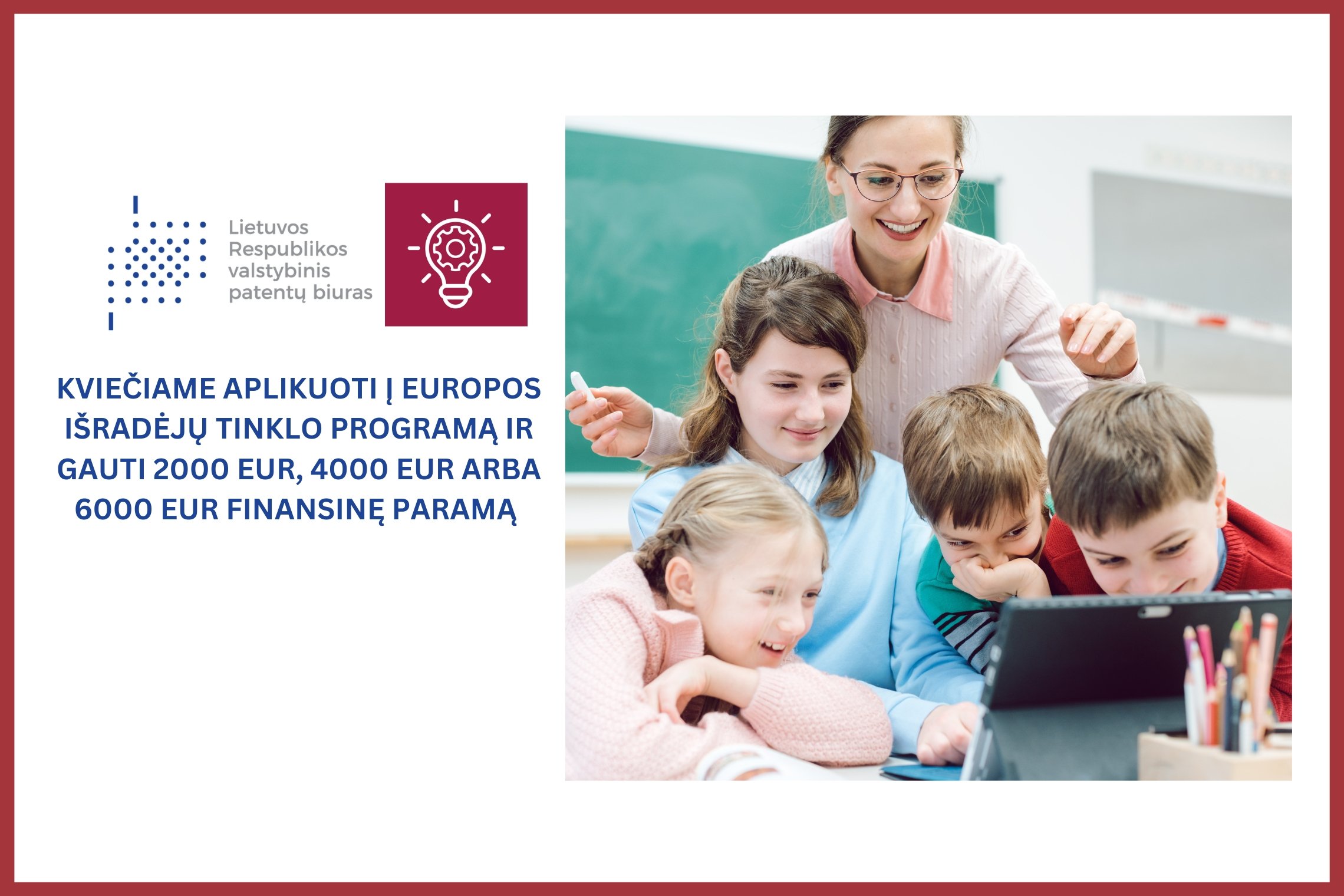 EPO naujienos apie Europos tinklo programą titulinė iliustracija