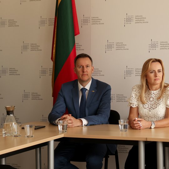 Susitikimo akimirka.