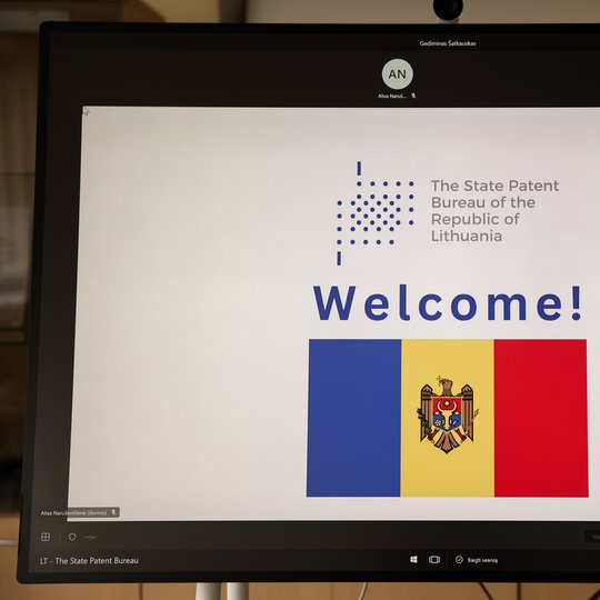 Susitikimo titulinis puslapis prisijungusiems nuotoliniu būdu.