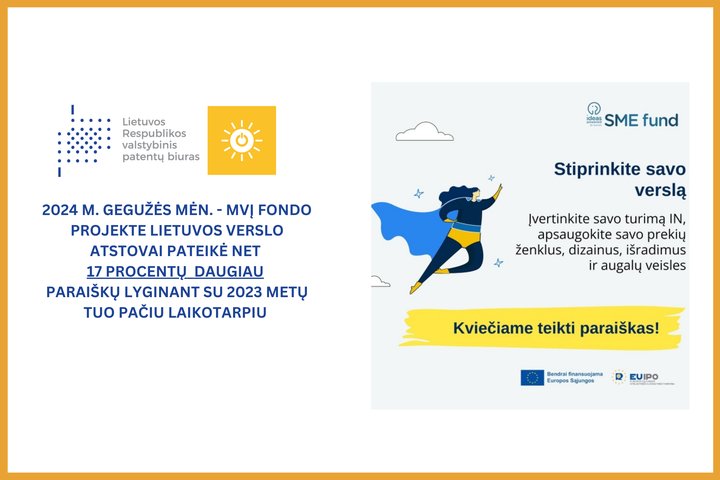 Naujienos apie MVĮ fondo projekto gegužės mėnesio rezultatus titulinė iliustracija