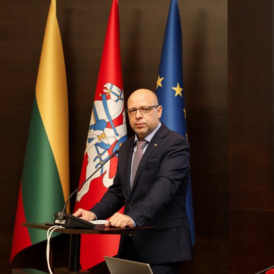 Mokymų akimirka.