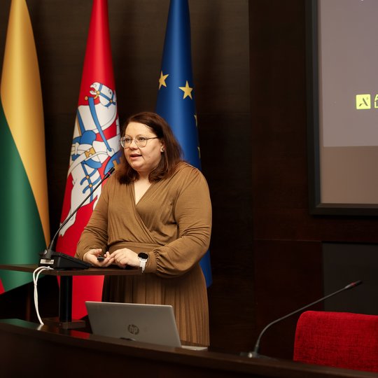 Mokymų akimirka.