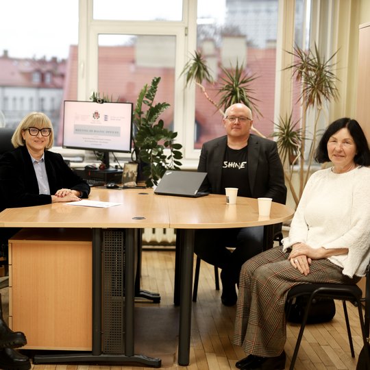Susitikimo akimirka.
