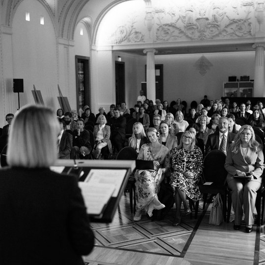 Konferencijos akimirka.