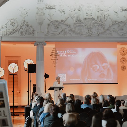 Konferencijos akimirka.