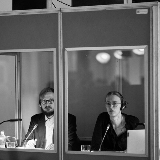 Konferencijos akimirka.