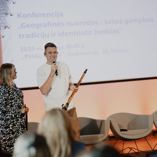 Konferencijos akimirka.