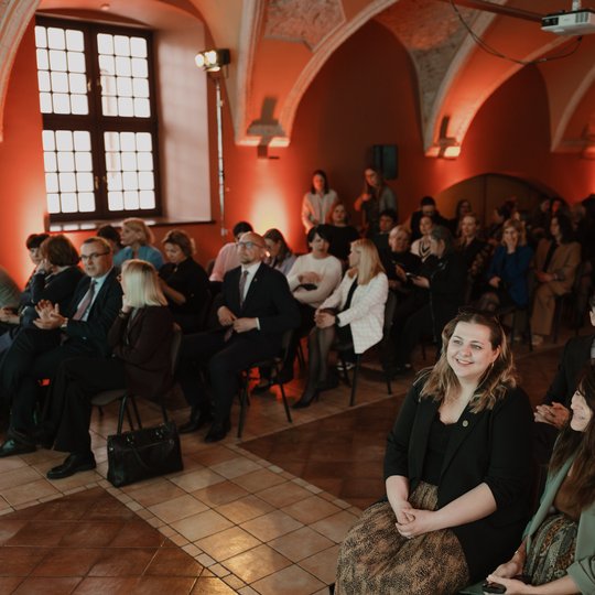Konferencijos akimirka.