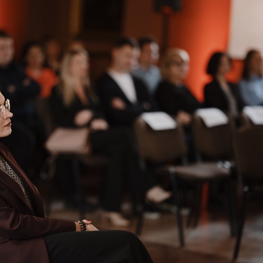 Konferencijos akimirka.
