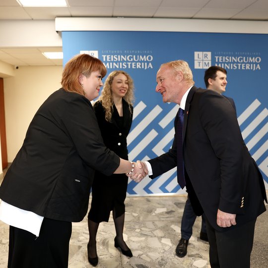Susitikimo akimirka.