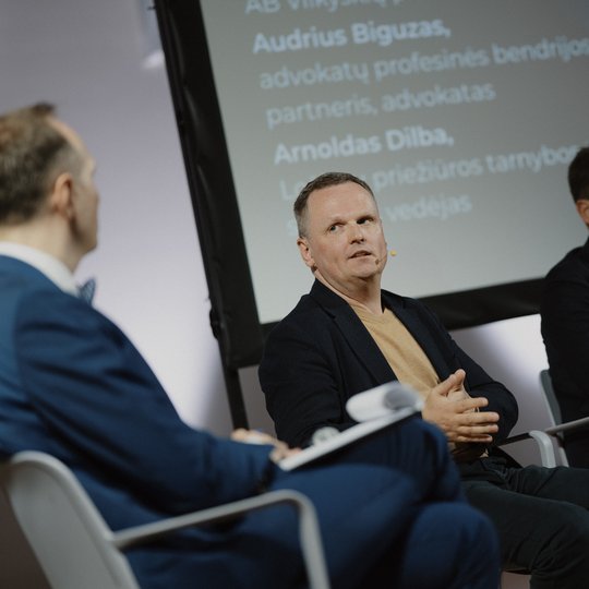 Konferencijos akimirka.