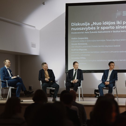 Konferencijos akimirka.