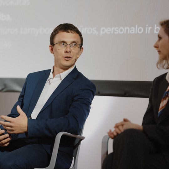Konferencijos akimirka.