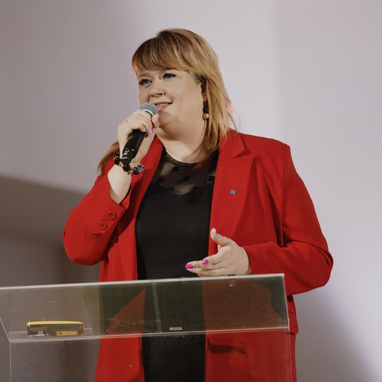 Konferencijos akimirka.